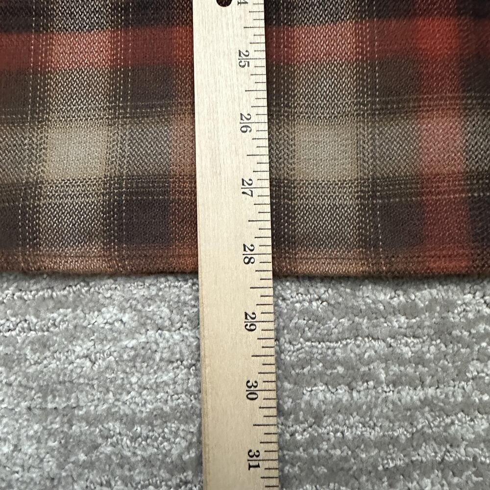 Kuhl Shirt Mens XL Brown Red Plaid Long Sleeve The Law Flannel Hiking Outdoor - Picture 16 of 16